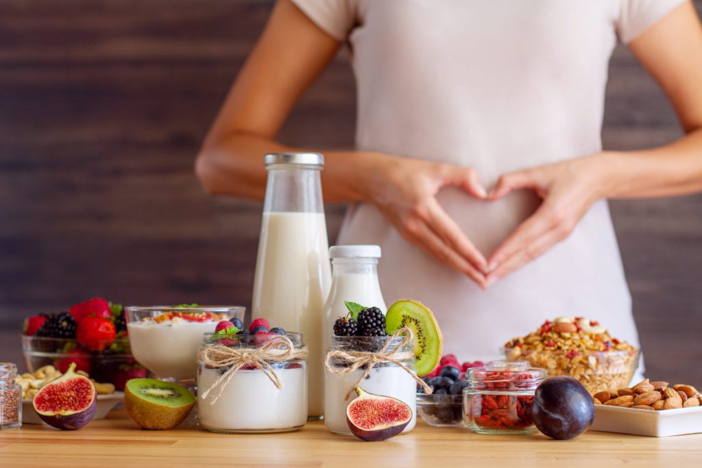 Eat for perfection - Understanding the Role of Nutrition in Skin Health and Aesthetics A image of healthy food in order to prioritize gut health and maximize Nutrition in Skin Health