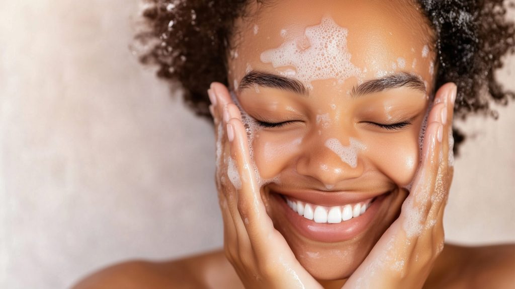 Best Supplements for Healthy Skin: What to Know & What to Take Photo - A woman washing her face
